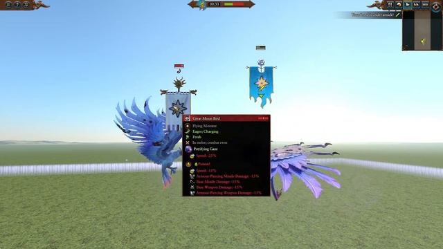 Great Moon Bird VS Cockatrice. Total War Warhammer 3 смотреть онлайн