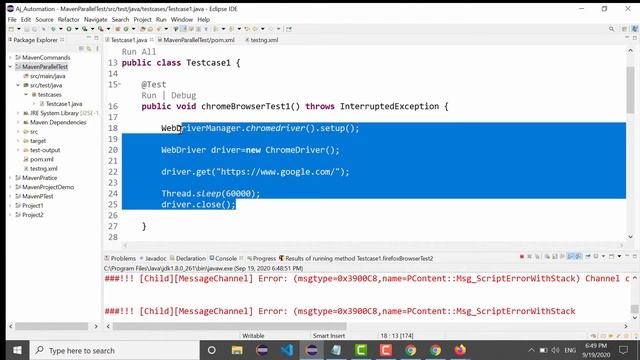 How to run multiple tests in Parallel using Maven pom.xml|Run testcases/testng method simultaneousl смотреть онлайн