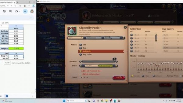 Simple Profit Margin Calculator! | Albion Online 2023