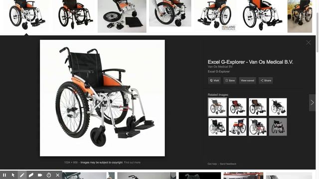 FREEWHEEL attachment with EXCEL G-EXPLORER wheelchair смотреть онлайн