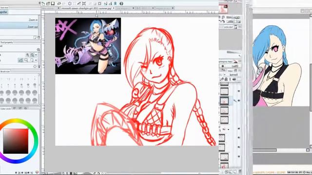 #45 speedpaint ~ jinx z cyckami XD смотреть онлайн