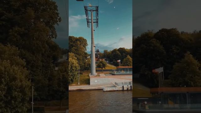 Канатная дорога над Москва рекой. смотреть онлайн