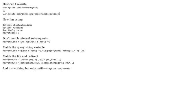 DevOps & SysAdmins: .htaccess rewrite incomplete смотреть онлайн