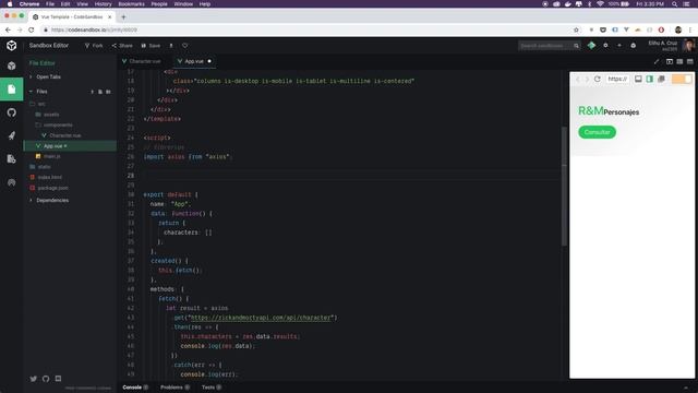 5.- Conectando componentes vía props - Taller para consumir APIs con Vue смотреть онлайн