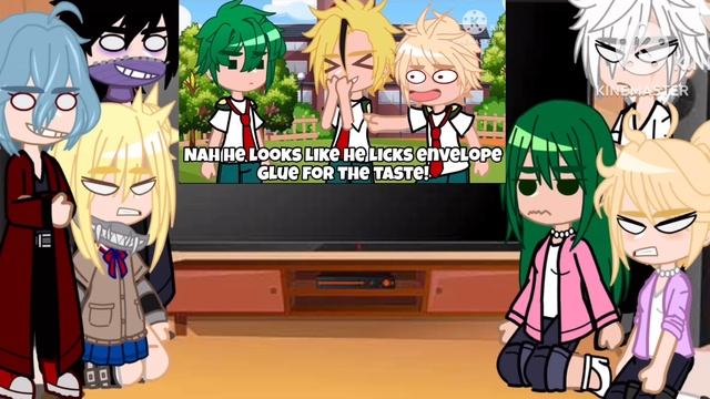 Pro Heroes LOV and parents react to Bakugo making fun of Deku !?☠️ || mha/bnha || Gacha Club || смотреть онлайн