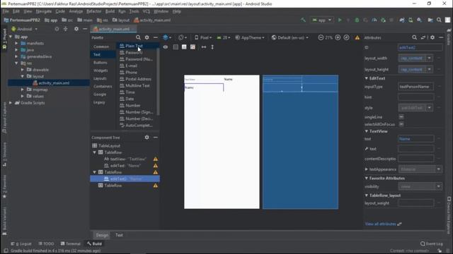 Tutorial Table Layout Android Studio | Abang Razi смотреть онлайн