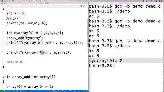 Passing an Array to a Function | C Programming Tutorial смотреть онлайн