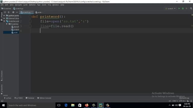 Python Program to read lines from a text file and print words which are less than 4 character смотреть онлайн