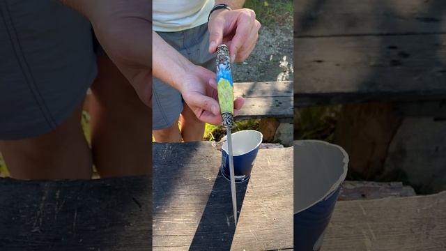 Новая модель - нож ручной работы из стали номер 1 в мире‼️ ▪️Максимальная твердость 70HRC смотреть онлайн