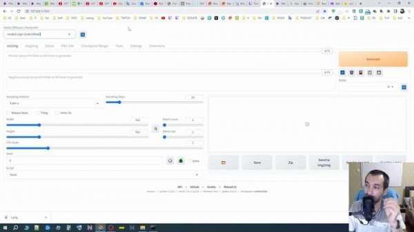 Как поменять модель для Stable Diffusion