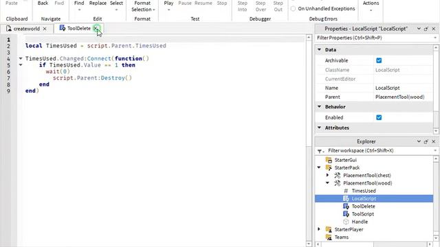 создаю подобие майнкрафт назвал createworld (Roblox Studio) смотреть онлайн