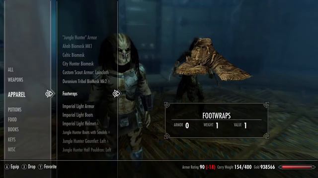 Skyrim: Predator Mod Derelict Ship finding Jungle Hunter Armour, Wristblades and Plasmacaster. смотреть онлайн