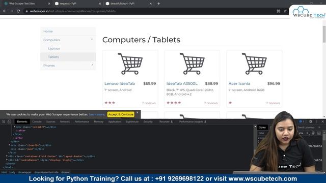 How to Extract Data from E-commerce Test Website ?? | Web Scraping with Python ?? смотреть онлайн