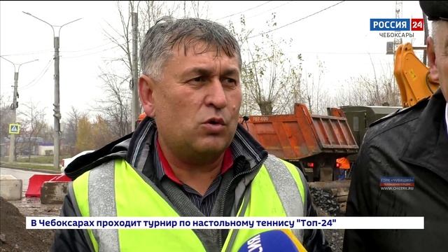 В Чебоксарах продолжается ремонт проспекта Ивана Яковлева смотреть онлайн