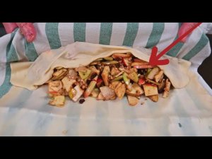 ИДЕАЛЬНЫЙ Яблочный ШТРУДЕЛЬ | Рецепт ПРАВИЛЬНОГО ТЕСТА для штруделя | Как приготовить Штрудель ДОМА