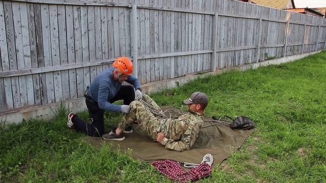 ЦДТ "Ново-Переделкино" Вязание двойной спасательной петли на пострадавшем. смотреть онлайн