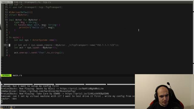 [Rust][NVIM] Experimenting with a custom actor framework. | !commands смотреть онлайн