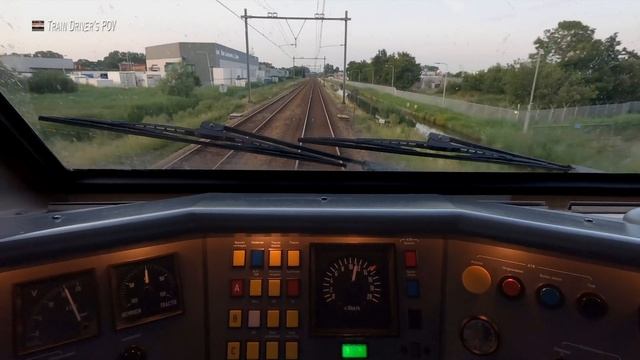 Face Reveal??? TRAIN DRIVER'S POV Amsterdam Sloterdijk - Delft VIRM 26jul 2019
