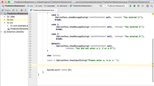 11. The Switch Statement - Java смотреть онлайн