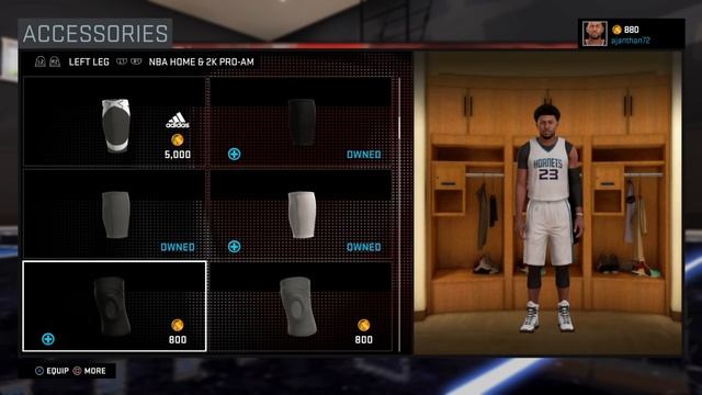 NBA2K16 - MyCareer - Accessories And Attribute Upgrades