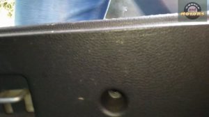 How to remove trim on a back of VW Sharan (7N, Seat Alhambra). Access to rear blower and door motor