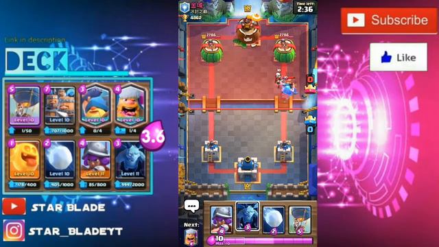 *WIN EVERY GAME*Royal Recruits Balloon Deck | Clash Royale смотреть онлайн