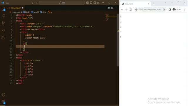 CSS Tricks #14 How we can add counter through html elements with css смотреть онлайн