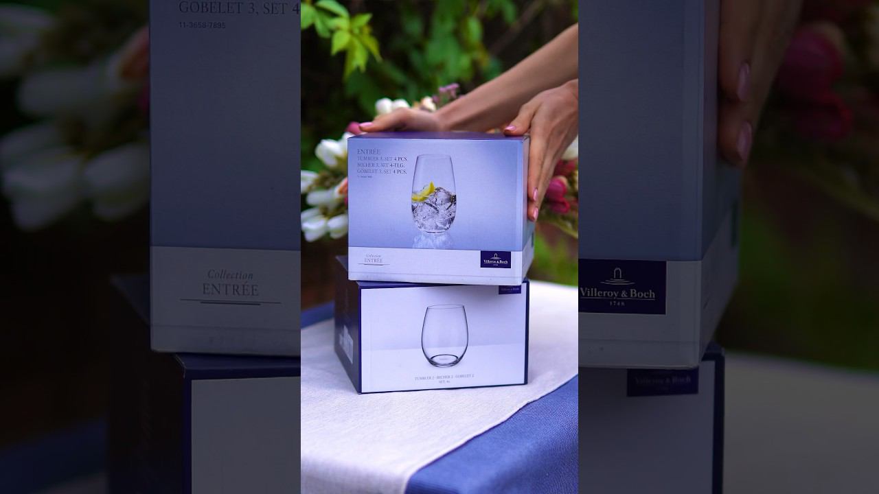 -30% на наборы бокалов и стаканов Entrée от Villeroy & Boch смотреть онлайн