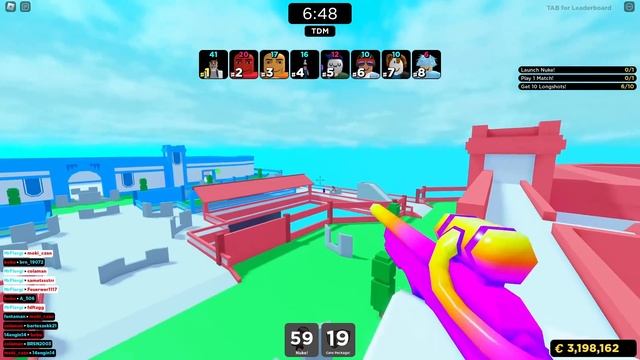 Got NUKE with NO Sentrys - Against a CHEATER?! (Big Roblox paintball) смотреть онлайн