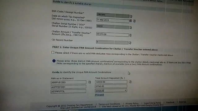 challan addition traces unable to submit correction statement msg 22-08-2018 смотреть онлайн