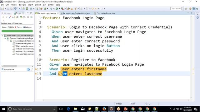 Session 23 - Behaviour Driven Development using Cucumber Tool смотреть онлайн