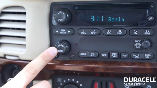 Duracell Keyless Entry Programming Instructions - GM030D (2001-2005 Chevrolet Impala & Monte Carlo) смотреть онлайн