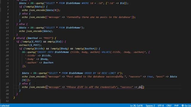 05 PHP REST API - CRUD operation in REST API смотреть онлайн