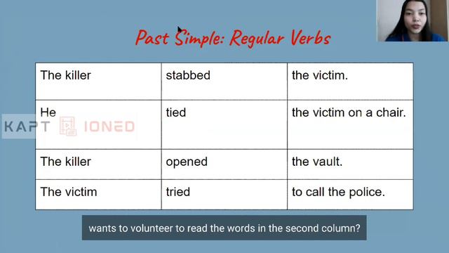 Past Simple: Regular Verbs (Teaching Grammar from Examples) смотреть онлайн