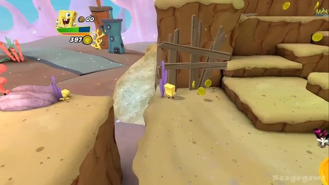 Spongebob HeroPants - Walkthrough Gameplay Part 1 - Sponge Out of Water video game [ HD ] смотреть онлайн