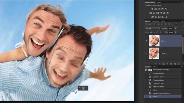 How to face swap, photoshop CS6 смотреть онлайн