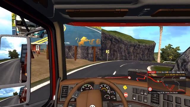 Euro Truck Simulator 2 - VIAGEM COM VOLVO VNL 670 - MAPA RBR смотреть онлайн