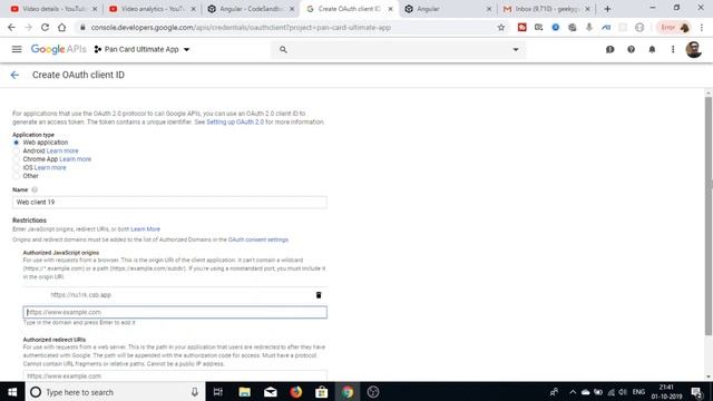 Login with Google Account Using Angular смотреть онлайн