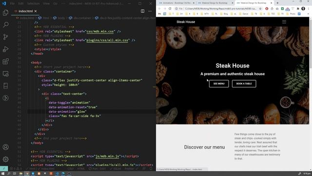 Bootstrap Animations - Tutorial on the latest Bootstrap 5 смотреть онлайн