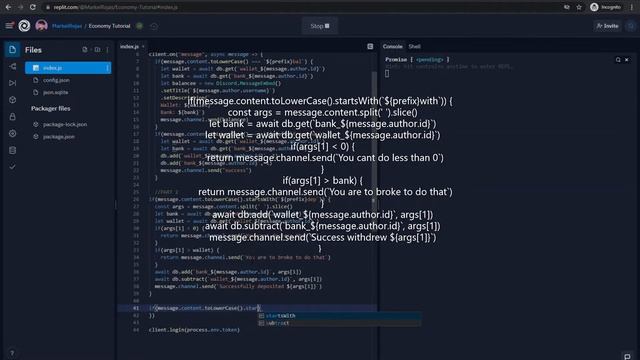 How to Make Economy Discord Bot | #2 смотреть онлайн