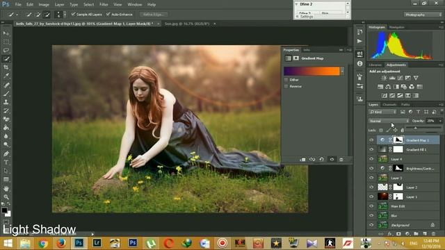 Sweet summer fantasy effect by photoshop CC 2014 easily 2016 edit смотреть онлайн