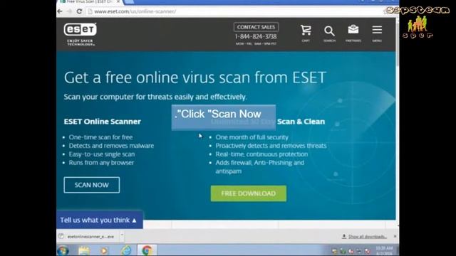 ESET Security فحص الحاسوب من الفيروسات اون لاين بشكل أمن смотреть онлайн