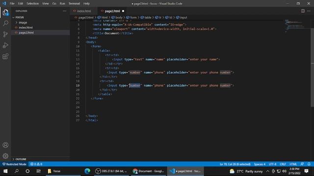How to create table & form in your webpage Using HTML смотреть онлайн