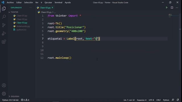 PYTHON CURSO TKINTER DESDE 0 | 3 Cómo Ubicar Widgets (INTERFAZ GRAFICA) смотреть онлайн