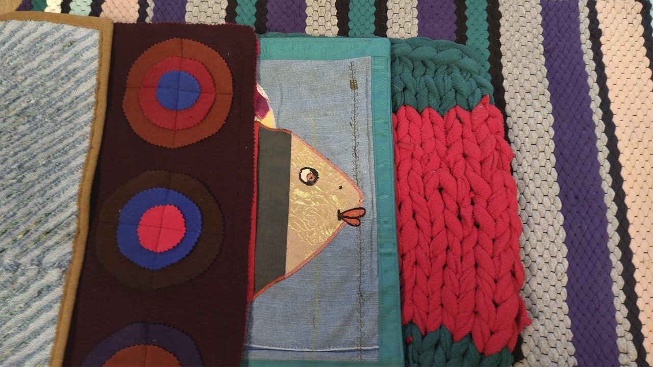 5 супер идей ковриков ручной работы из лоскутов и ненужных вещей смотреть онлайн