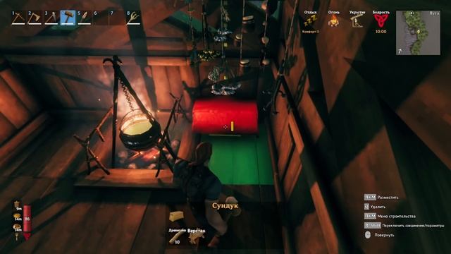Теплый и уютный начальный дом ⸰ Valheim: гайд по строительству смотреть онлайн