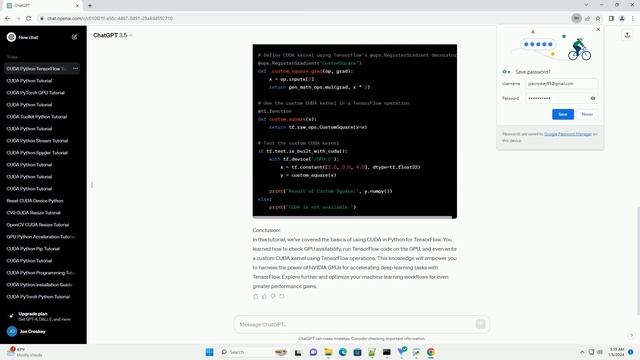 cuda python tensorflow смотреть онлайн