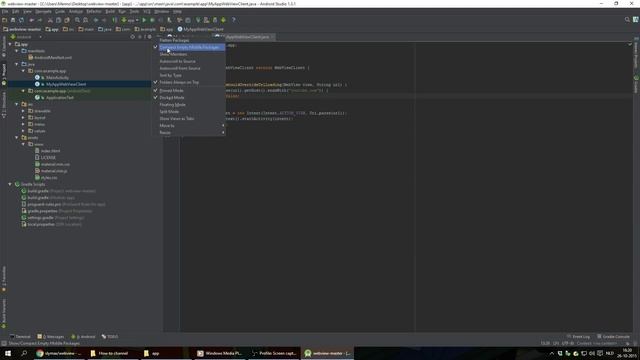How to make a simple webview app for Android using Android Studio смотреть онлайн