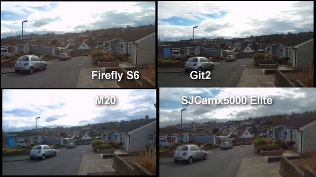 4 Gyro Stabilised Action Cameras Tested Side by Side, Firefly, SJCam, Git2, M20 смотреть онлайн