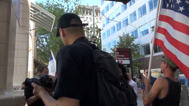 Eli Richey starts argument over legal settlement on Joey Gibson march #2 смотреть онлайн